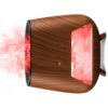 200ml Aromatherapy Diffuser, 1-in-1 Essential Oil Diffuser for Home & Himalayan Salt Lamp, Cool Mist Diffuser, 9-Color LED, Auto Off, Bedroom Office Yoga (Red Light)
