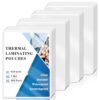 200 Pack 7 mil Thermal Laminating Pouches for 5.5x8.5inch Half Letter Paper Clear Laminating Pouches File Card Laminating Pouches Thermal Laminate Pouch Tags for Work Permits Pass Photos 6" x 9"