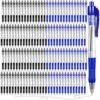 200 Pack Retractable Ballpoint Pens, 1.0 mm Click Pens, Black and Blue Ink