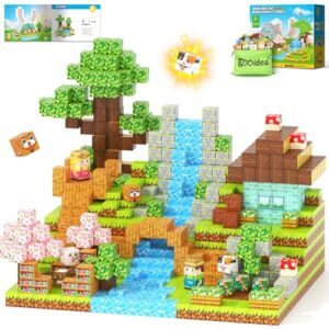 200PCS 0.8" Magnetic STEM Building Blocks Creative Fun for Kids Boys Girls