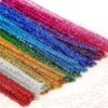 200Pcs Chenille Stem Pipe Kids DIY Creative Toys Chenille Sticks Cleaners Kindergarten Educational Handmade Material Plush Strips