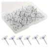 200pcs Flower Push Pins for Corkboard, Maps, Office, Calendar Photos Display