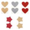 200pcs Gold Love Heart Scratch Off Stickers Self-Adhesive Labels for Cards