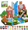 200PCS Magnetic Blocks, Magnetic Building Cube Toys for Kids, STEM Montessori Stacking, Sensory Education Toys for Toddlers Building World Set, Christmas Birthday Gifts for Kids Age 3 4 5 6 7 8 9 10