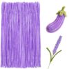 200 Pcs Pipe Cleaners Chenille Stems, Purple Pipe Cleaners, 11.8inch Long Craft Pipe Cleaner Bulk for Flowers Making, Mother’s Day DIY Art Crafts Decorations Supplies (Purple)