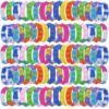 200pcs pop Random Bracelet,Pop Bubble Fidget Sensory Toys, Pop Toy Bulk for Party Favor, Classroom Student Prizes Easter Basket Goodie Bag Stuffers Christmas Valentine Gift for Kid