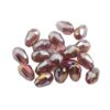 200pcs Teardrop Crystal Glass Beads, Faceted Vertical Hole Teardrop Beads(Purple ab,8x12mm)