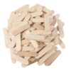 200 PCS Wood Mini Popsicle Sticks, Small Wooden Popsicle Sticks for Crafts, 1.6x0.4 Inch Mini Craft Sticks, Wooden Stick for Classroom Art Supplies, DIY Arts and Crafts, Waxing Supplies