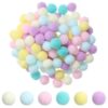 200 Pieces Pom Poms Balls - 0.6 Inch Small Pompoms - Mix Colorful Mini Balls for for DIY, Party, Home Decor (200 Pack)