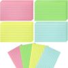 200 Sheets Colored Index Cards 3x5 Ruled, Thick Flash Cards for Studying, 3x5 Note Cards with Lined Plain Sides, Colorful Notecards Flashcards for School Office Home (4 Colors, 50 Sheets per Color)