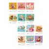 2025 Desk Calendar Hand-Painted Calendar Monthly Cartoon Animal with Paint and Brush Desktop