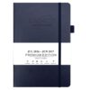 2026-2027 Daily Planner PU Leather Daily Academic Planner with Elastic Band Closure and Pen Slots for School Offices Weekly Monthly