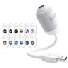2026 New Galaxy Projector Night Light, Dynamic 5d Holographic Night Light Projector, 360° Rotating, USB Plug & Play, Adjustable Brightness for Bedroom Decor (12 Projection Films)