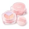 2026 NewTri-Color Setting Powder, Soft Matte Loose Powder with Puff，02-Natural Balance