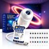 2026 Upgraded 5D Holographic Galaxy Ocean Projector, 2-in-1 Night Light Projector with 24 Films, 360° Flexible Gooseneck Touch Control Dimmable USB Plug & Play Star Lamp for Bedroom (12, Multicolor)