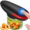 2026 Upgraded Electric Can Opener, One Touch Hands Free Automatic Can Opener, Food Safe and Smooth Edge Battery Operated Can Openers for Kitchen Fits All Cans Kitchen Gadget