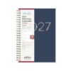 2027 Blue Sky Ashlyn 5" x 8" Calendar Year Weekly & Monthly Standard Planner, Plastic Cover, Navy (143958-27)
