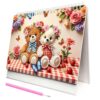 2027 Desk Calendar - Monthly Gem Art DIY Crafts, Desk Gem Painting Calendar