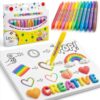 2027 Upgrade 3D Magic Popcorn Pens, 12 Colors DIY Art Safe Puffy Pens,1 Pcs | Includes 12 Vibrant Colors, Dries With Fun Texture, Great For Crafts School Projects & Greeting Birthday (1 Pcs)