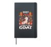 2027 Year of the Goat Chinese New Year Lanterns and Flowers Hardcover Journal, Black