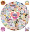 206Pcs Positive Motivational Words Stickers, Aesthetic Sticker Vinyl Sticker for Water Bottles Waterproof Laptops Journals Inspirational Affirmation Sticker for Adult Teen Kid Classroom Prizes