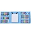 208-Piece Children's Art Set, Blue Case with Crayons, Colored Pencils, Oil Pastels, Markers, Watercolors, and Drawing Pad