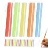 20 Pack Silicone Chewable Pencil Toppers, Soft Pencil Caps for Chewing, Colorful Sensory Pencil Toppers for Students, Classroom, Office and School Supplies, 5 Colors