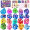 20 Pack Slime Kit for Girls & Boys - Premade Slime for Kids, Ultimate DIY Party Crafts Set with 4 Types Slime of Clear, Butter, Galaxy, Foam, Add-Ins, Party Favors & Gift Toys for Ages 3-12