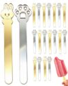 20 Pcs Acrylic Popsicle Sticks for Ice Pop Molds,4.65 Inch