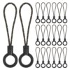 20 Pcs Black Wrist Lanyard, Wrist Strap for Phone 65mm