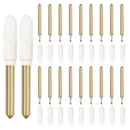 20PCS Fine Point Blade,Tungsten Carbide Precision Cutting Replacement Blades Compatible with Maker 3/2 /Maker/Explore Air 3/Air 2/Air/Air One/Venture/Expression Cutting Machines