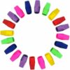 20 Pcs Pencil Top Eraser,Pencil Erasers Set,Eraser Caps for Pencils, Erasers for,Classroom,Office,(Random Color)