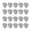 20 Pcs PET Cheerleading Pom Poms, Cheerleading Handheld Fans Sports Hand