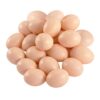 20 Pcs Plastic Fake Eggs for DIY Easter Eggs, Painting and Realistic Egg Wooden Eggs for Chicken Coop