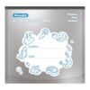 20PCS Reusable Aluminum Foil Storage Bags, Large Size Thickened Stand Up Zip Lock Pouches with Label Area, Lightproof Moistureproof Freezer Seal Bags for Meat, Fruits, Vegetables and Seafood