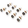 20PCS Shower Door Rollers 20-27mm Glass Sliding Wheel Pulleys Brass Eccentric Hangers