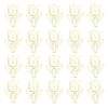 20 Pcs Tulips Shape Paper Clips Bookmarks Creative Planner Clips Metal Decorative Paper Clip for Home School Tulips Shape