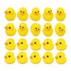 20 Pcs Yellow Rubber Duck Silicone Beads – Loose Beadable Beads for Pens, Focal Beads for Keychain Making, Bulk Silicone Beads for Jewelry Making, Bracelets, Necklaces, Handmade Crafts
