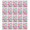 20 Pieces Round Dot Stickers Self-Adhesive Heart Stickers Star Decals Cute Star Sticker Teacher for Reward