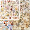 210Pcs Vintage Aesthetic Stickers,Junk Journal Scrapbook Supplies, Waterproof Vinyl Antique Botanical Paper Stickers for Planner, Diary, Water Bottle, Laptop, DIY Paper Crafts Gifts for Women