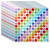 2160 Pieces Holographic Star and Heart Stickers Round Small Glitter Stickers Rainbow Colors Reward Sticker Sparkly Tiny Little Sticker Teacher Supplies for School Classroom Reward DIY Decoration