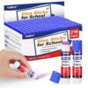 216 Pack Glue Sticks Bulk for Kids, Disappearing Purple Glue Sticks for Classroom and Teacher Supplies.0.18 OZ kids glue Dries Clear, Non-Toxic, Washable, Back to School Supplies and Student Must Have