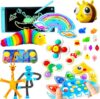 21 Pack Fidget Sensory Toys Set for Kids 3-12, Squishy Fidget Toys for Stress Relief & Travel, Goodie Bag Stuffers, Treasure Box Toys, Classroom Prizes & Party Favors