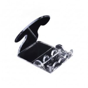 2.28 x 1.77 x 1.97 Inch Acrylic Bracelet Display Stand, Clear Jewelry Tower for Retail Countertop Organization