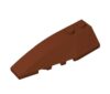 22 Piece Wedge 6x2 Left, Brown, Compatible with Lego Parts 41748