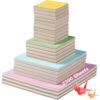 2300 Sheets Origami Paper Set, Double Sided Color Paper Cardstock for DIY, Scrapbook, Paper Craft, Art, School Supplies, Easy Fold for Kids, Adults, Beginners, 10 Colors, 4 Sizes Bundle