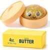 2/3 Pack Food Squishy Toy,4/14oz Butter&Dumplings Slow Rising Squeeze Fidget Stress Ball Toys for Anxiety Relief, Birthday Gifts Party Favors,Classroom Prizes (AD)