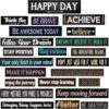 23 Pieces Inspirational Bulletin Board Decorations Motivational Banners for Classroom Laminated Quote Positive Affirmation Motivational Banners with Welcome Sign for Wall Teachers Students（Farmhouse）