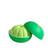 2.47oz 3D Printed Citrus Fidget Toy, Realistic Orange Stress Relief Sliding Slices, PLA Sensory Desk Decor for Adults & Teens (Green)