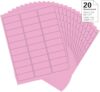 2''*4''Colored Address Labels, 200 Bright Label Stickers- Laser/Ink Jet Printer Mailing Labels- Laser Gold